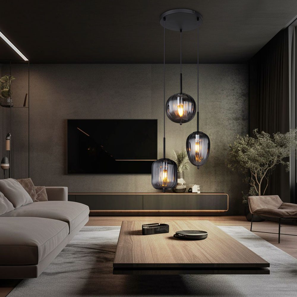 GLOBO LIGHTING Pendelleuchte, Leuchtmittel nicht inklusive, Hängeleuchte Es günstig online kaufen