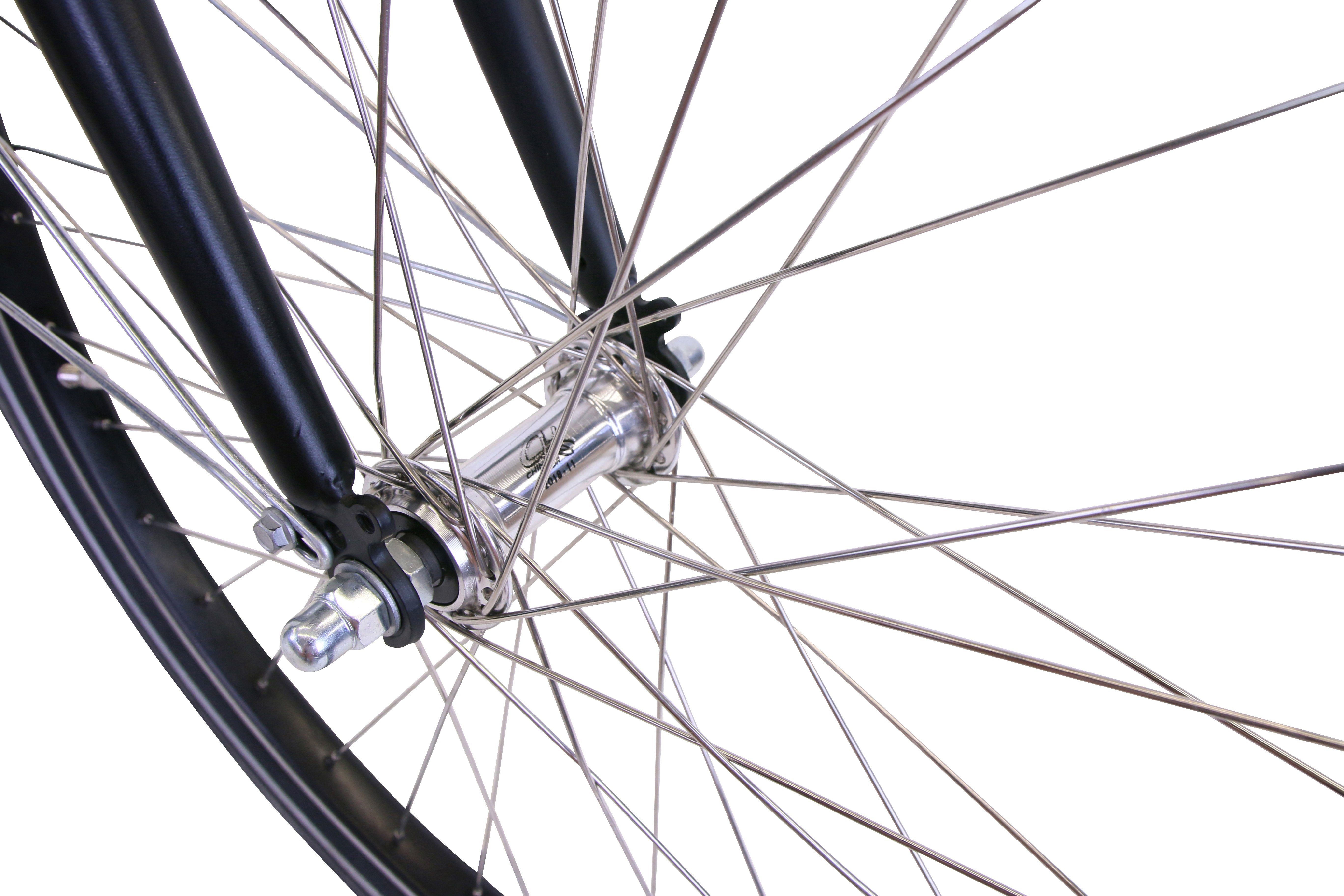 HAWK Bikes Shimano HAWK Black, Schaltwerk Cityrad Premium 3 City Nexus Comfort Gang