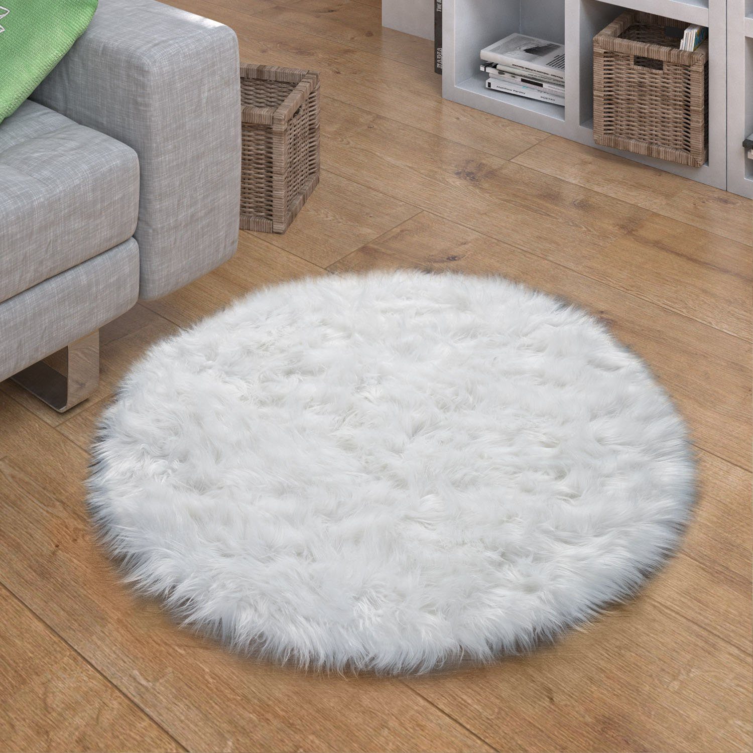 Paco Home Fellteppich Playa 960, rund, günstig online kaufen