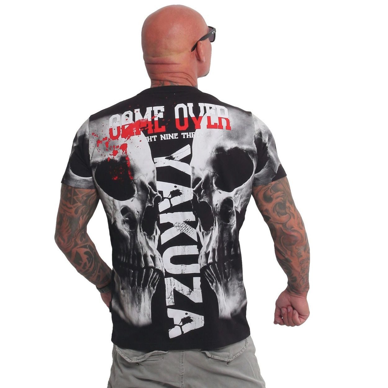 YAKUZA T-Shirt Skull V03 günstig online kaufen