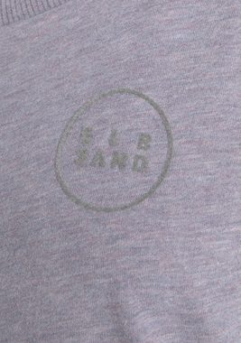 Elbsand T-Shirt Ranva mit Logodruck, Kurzarmshirt aus Baumwoll-Mix, sportlich