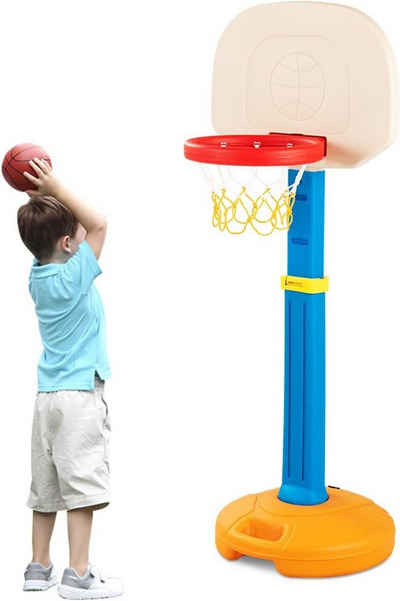COSTWAY Basketballkorb Basketballständer, 120-160cm höhenverstellbar