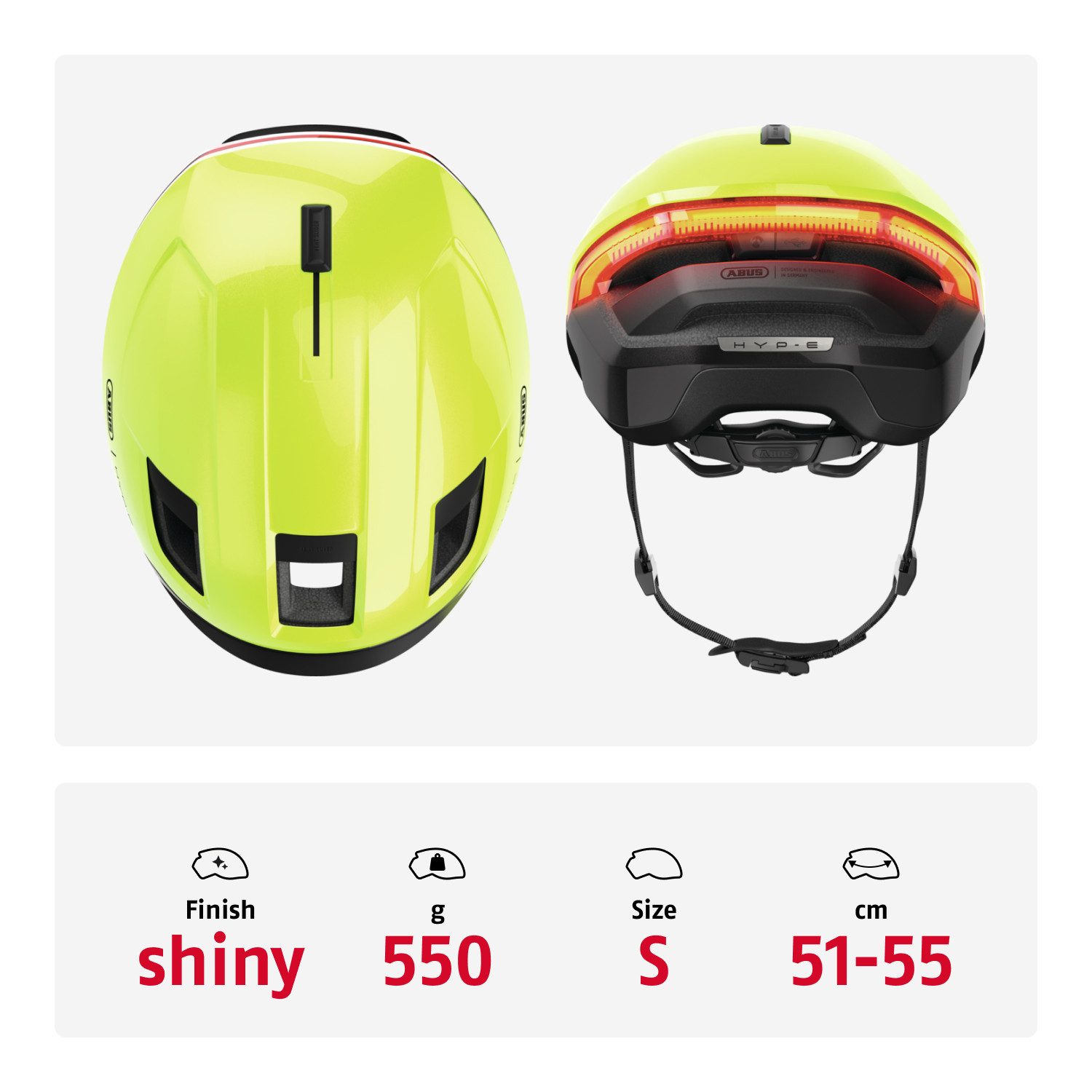ABUS Fahrradhelm HYP-E
