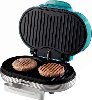 Ariete Hamburger Maker 205B Party Time Hambuger Maker, blau, 1200 W