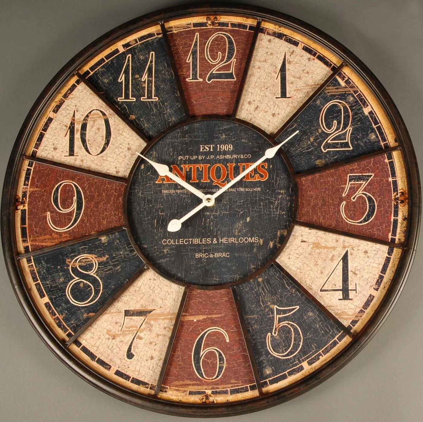 Frisch Große Viereckige Wanduhr Grosse Wanduhr Antik