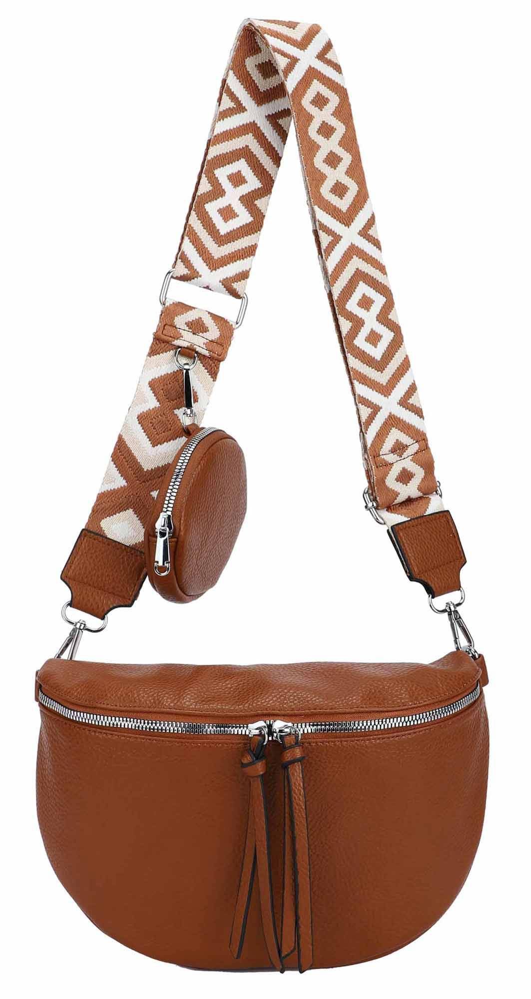 ITALYSHOP24 Bauchtasche Damen Gürteltasche Brusttasche CrossBody, Schultert günstig online kaufen