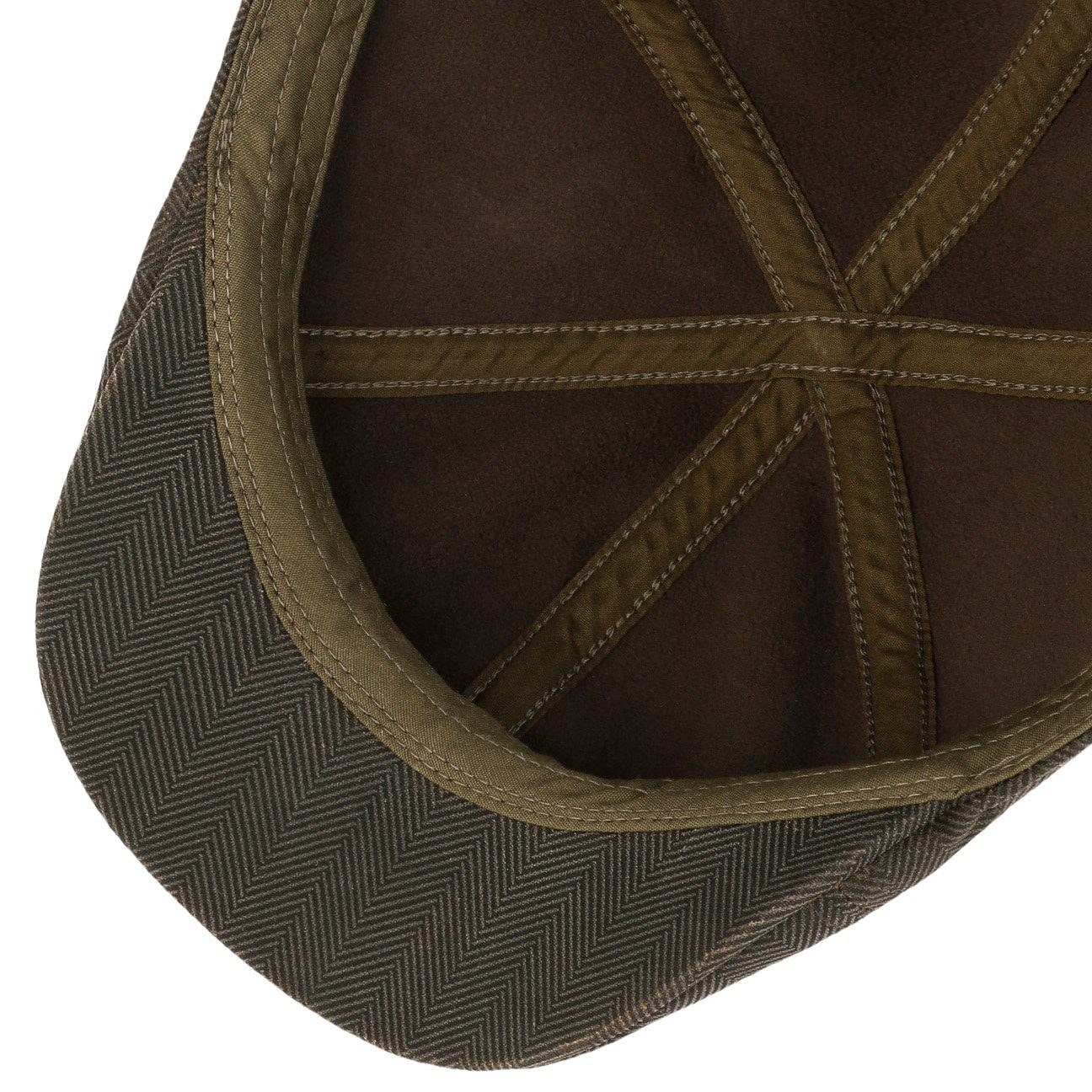 Stetson Flat Cap (1-St) Schirmmütze mit Schirm