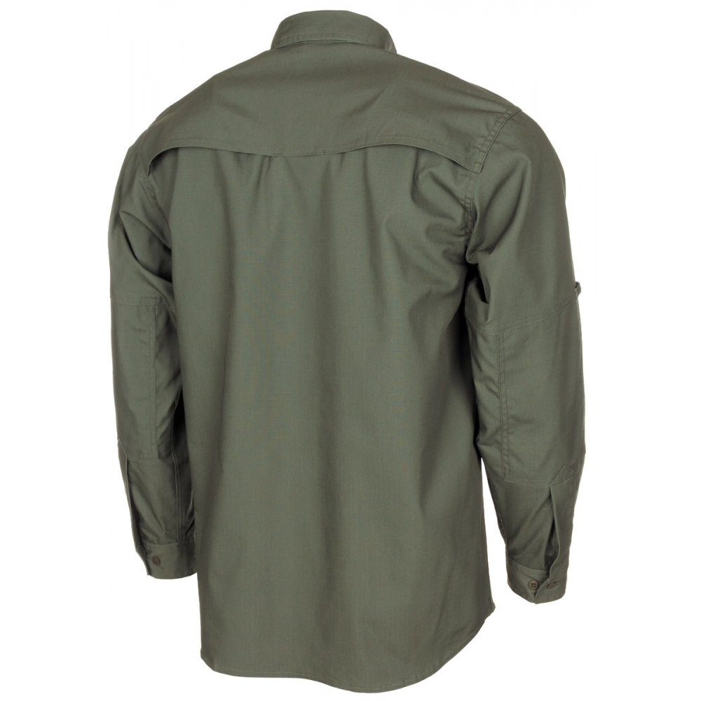 MFHHighDefence Outdoorhemd Hemd, Attack, langarm, oliv, Teflon, Rip Stop - günstig online kaufen