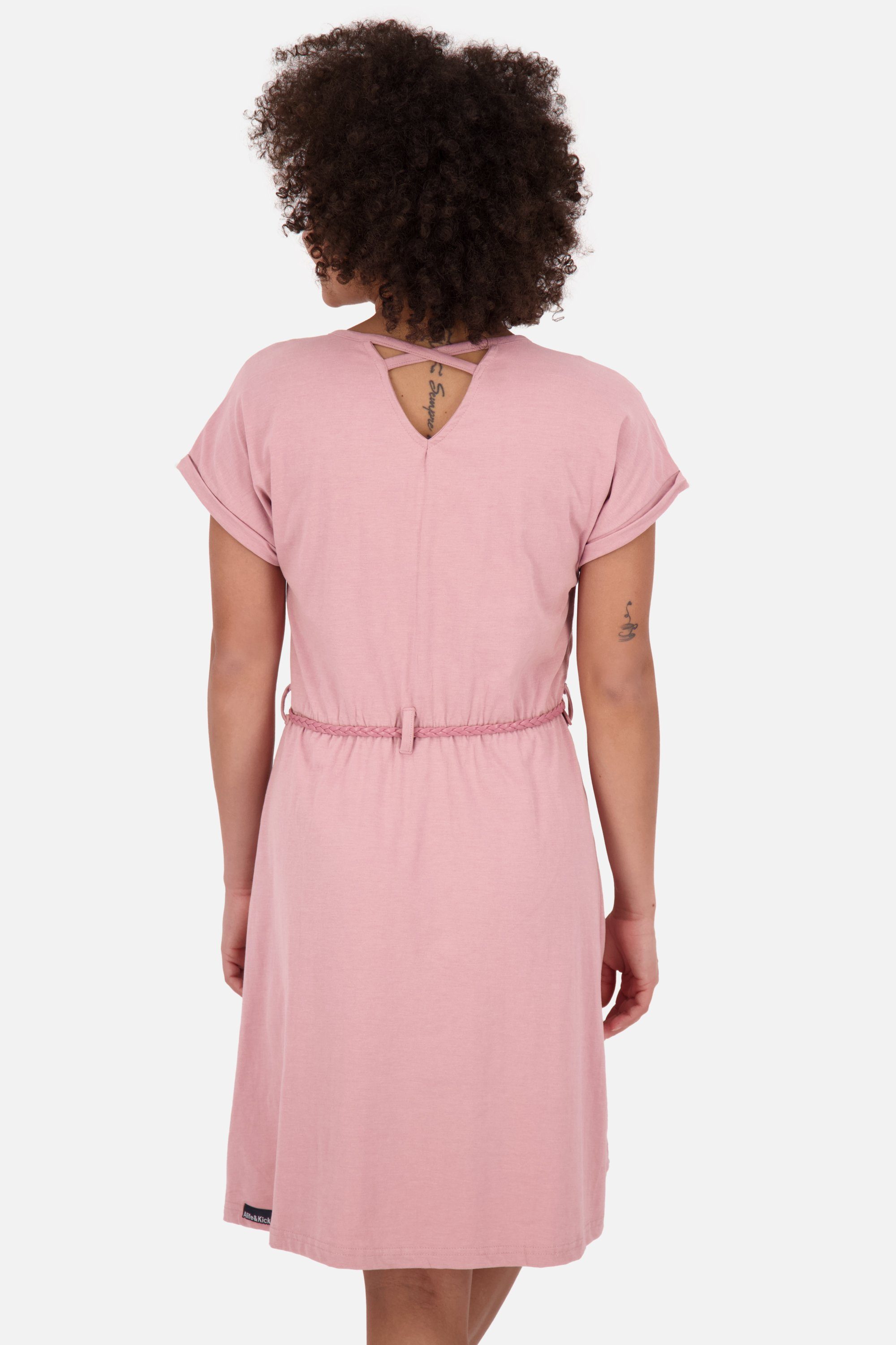 Alife melange Shirt Sommerkleid Sommerkleid, mauve Dress & Kickin Damen NoraAK A Kleid