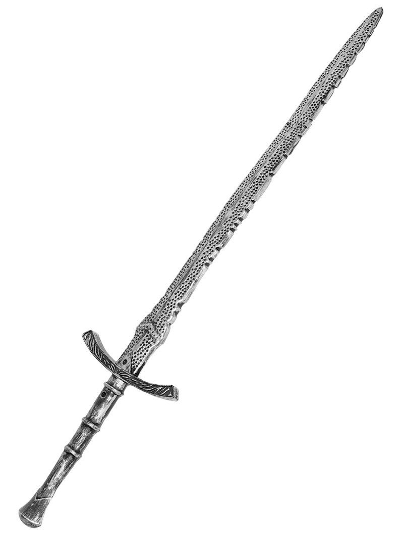 Underwraps Kostüm Fantasy-Schwert 100 cm, Kostümschwert aus Plastik für Barbaren, Krieger und Hexer