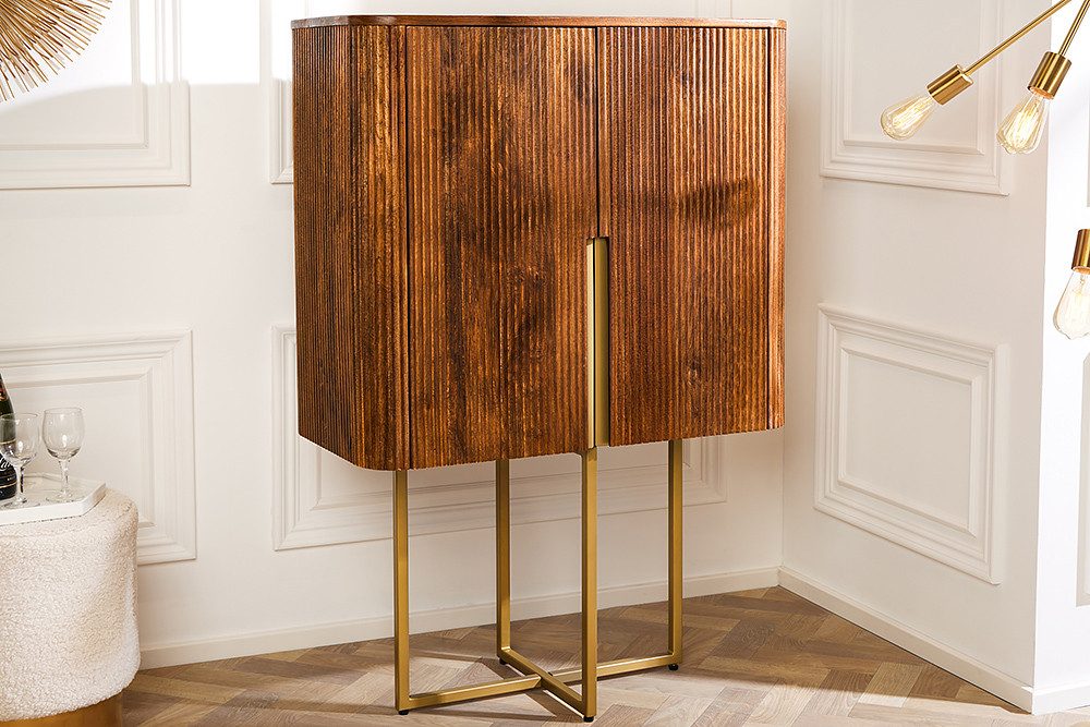 riess-ambiente Highboard GATSBY 125cm braun / günstig online kaufen