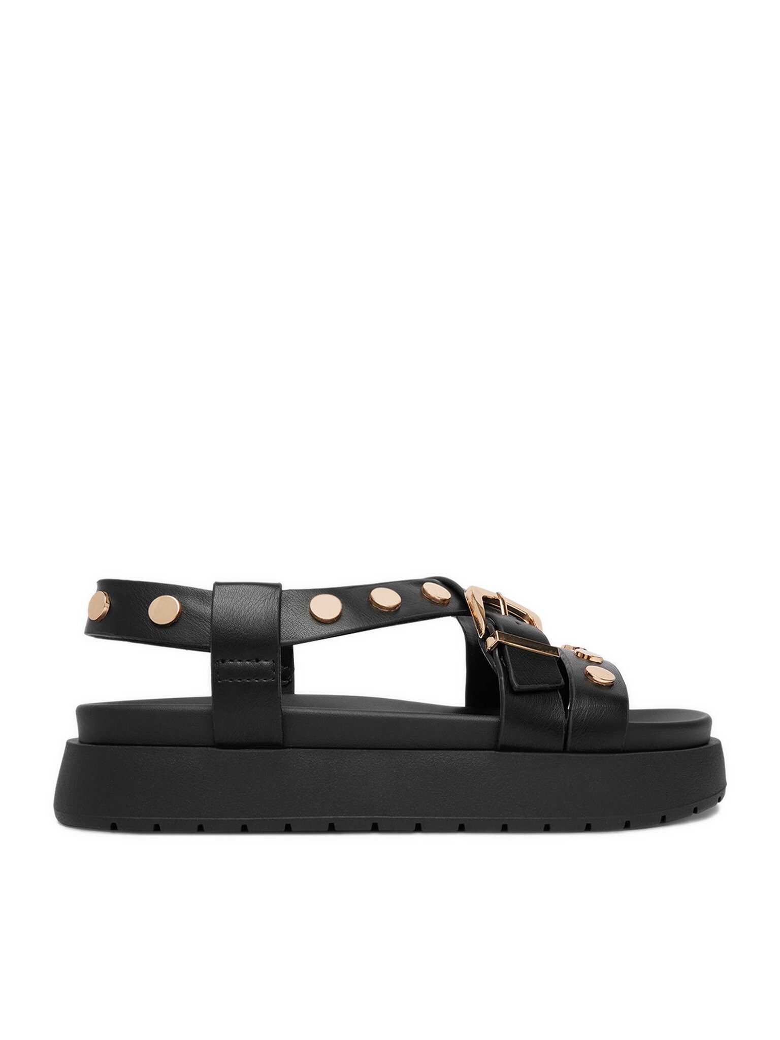 DeeZee Deezee Frauensandalen Schwarz DeeZee-CEO-HY69916-11 Schwarz Sandale