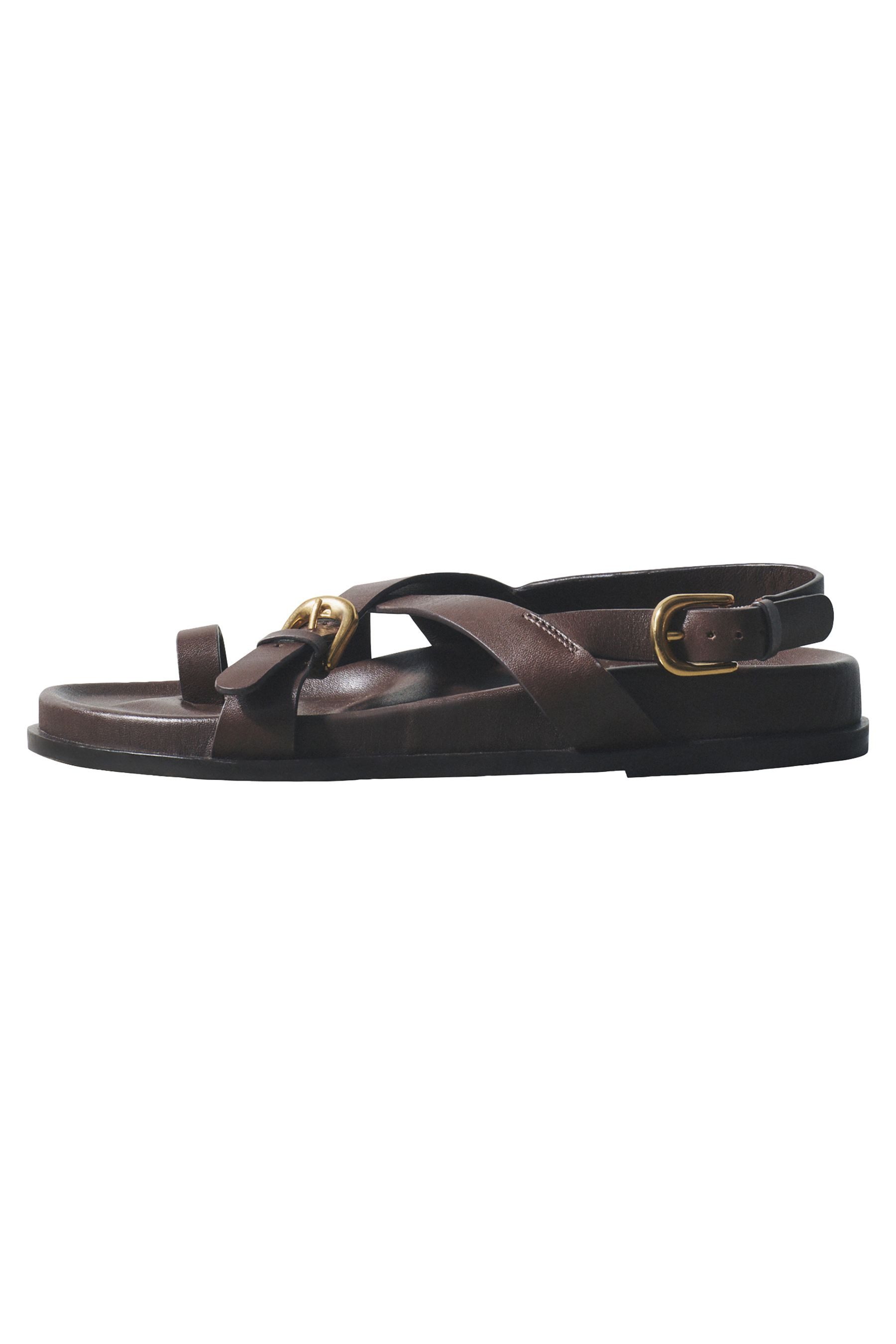 The Set The Set Premium-Sandalen mit Fußbett Riemchensandale