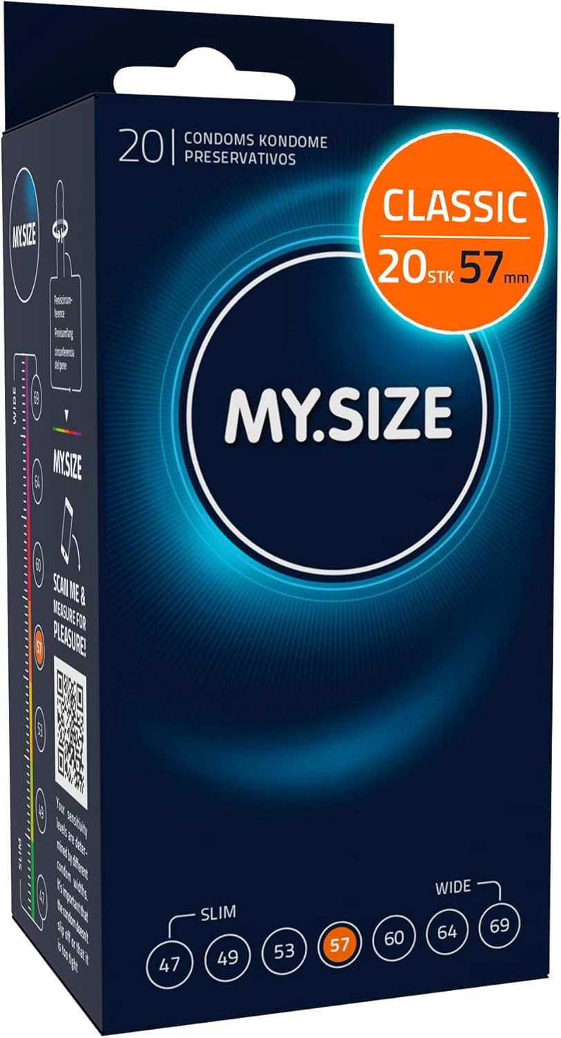 MY.SIZE Kondome individuelle Größe 47-69mm, MY.SIZE Kondome, transparentes Naturkautschuklatex