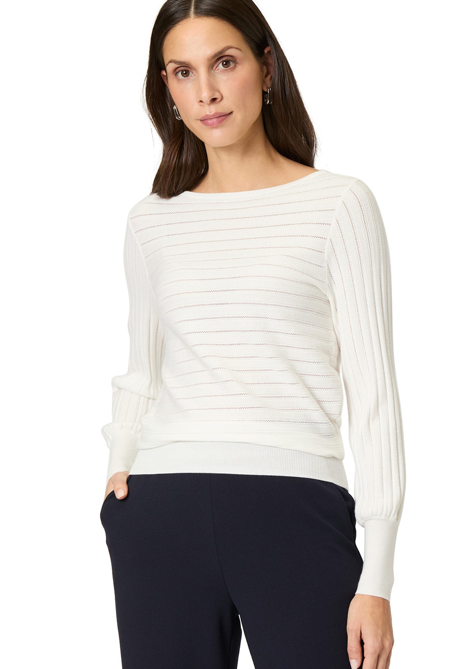 Strickpullover zero Pullover mit Strukturmuster