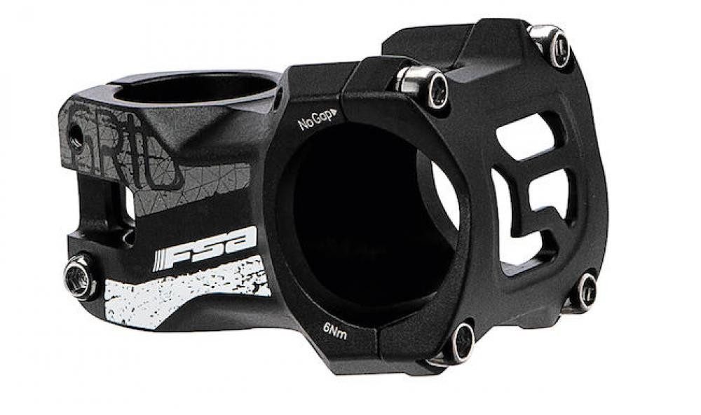 FSA Lenkervorbau FSA Vorbau Grid 35 +6° 35 x 50 mm Schwarz - 3D-geschmiedetes Aluminium