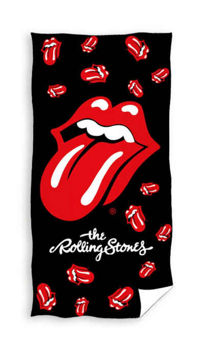 The Rolling Stones Strandtuch The Rolling Stones Badetuch Handtuch Strandtuch 70 x 140 cm