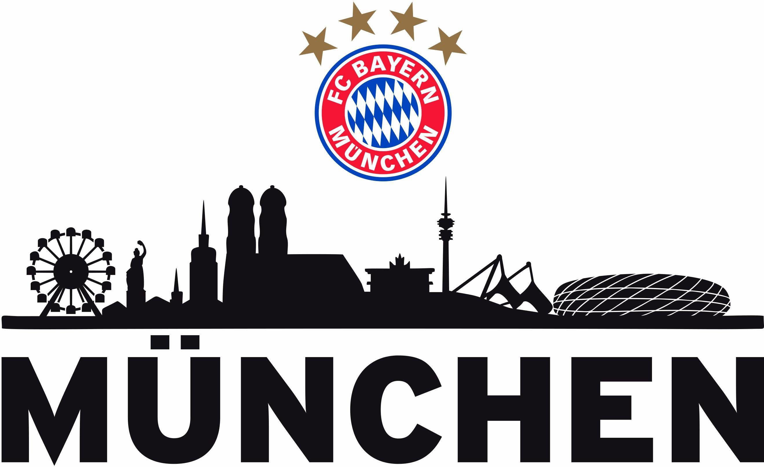 Wandtattoo »FC Bayern Skyline«, in 4 Größen kaufen | OTTO