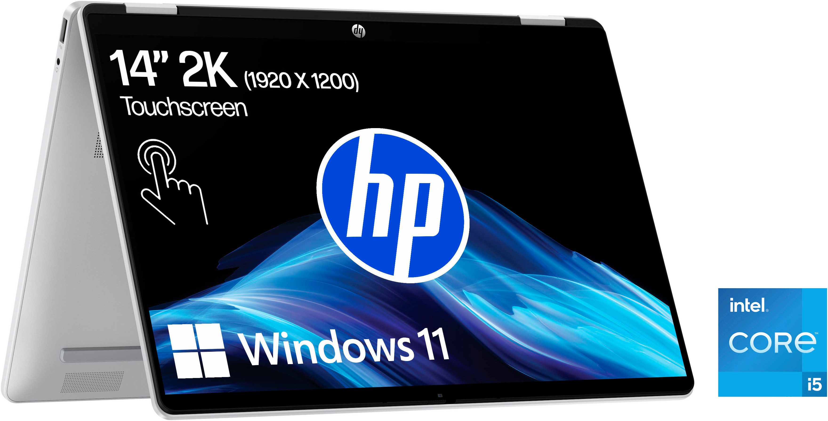 HP OmniBook 5 Flip 14-fp0055ng Convertible Notebook (35,6 cm/14 Zoll, Intel Core 5 120U, Intel Graphics, 512 GB SSD)