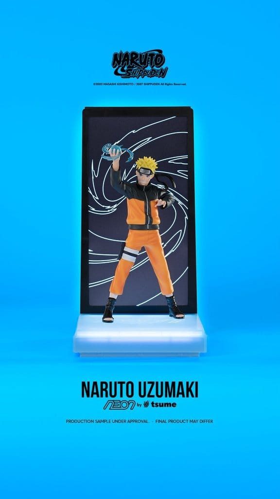 Tsume Art Merchandise-Figur Naruto Neon Figur 1/9 Naruto Uzumaki 25 cm