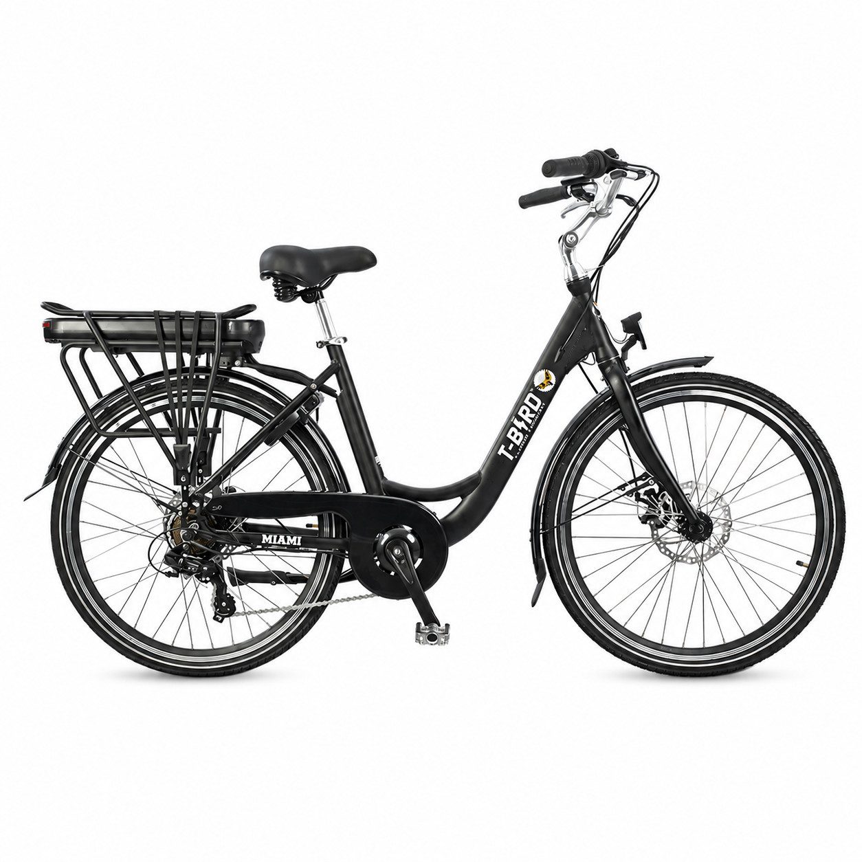 PixelPilot E-Bike Cityrad City E-Bike 26 Zoll, 36 V 14,4 Ah Samsung-Akku, Shimano 7-Gang, 7 Gang, Nabenmotor, 518,4 Wh