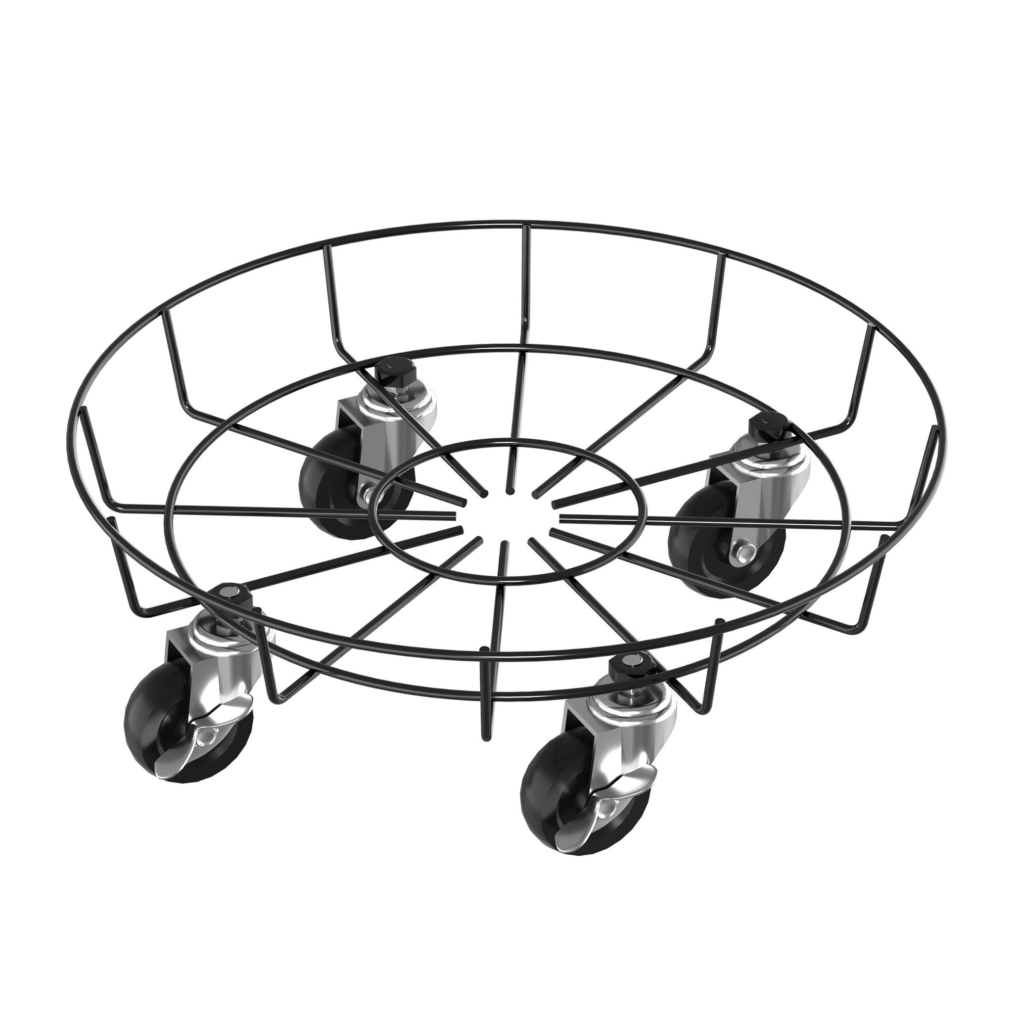 FIVMEN Pflanzenroller Rollbrett Pflanzen Metall Blumenroller Pflanze Caddy mit Rädern, Pflanzkübel für Pflanzen Innenbereich Außenbereich Haus und Garten