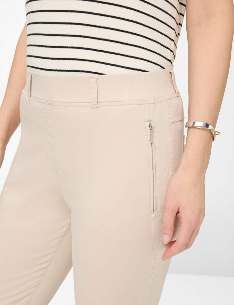 Brax Stretch-Jeans RAPHAELA BY BRAX LAVINA ZIP 6/8 beach 10821220 11-1908-58