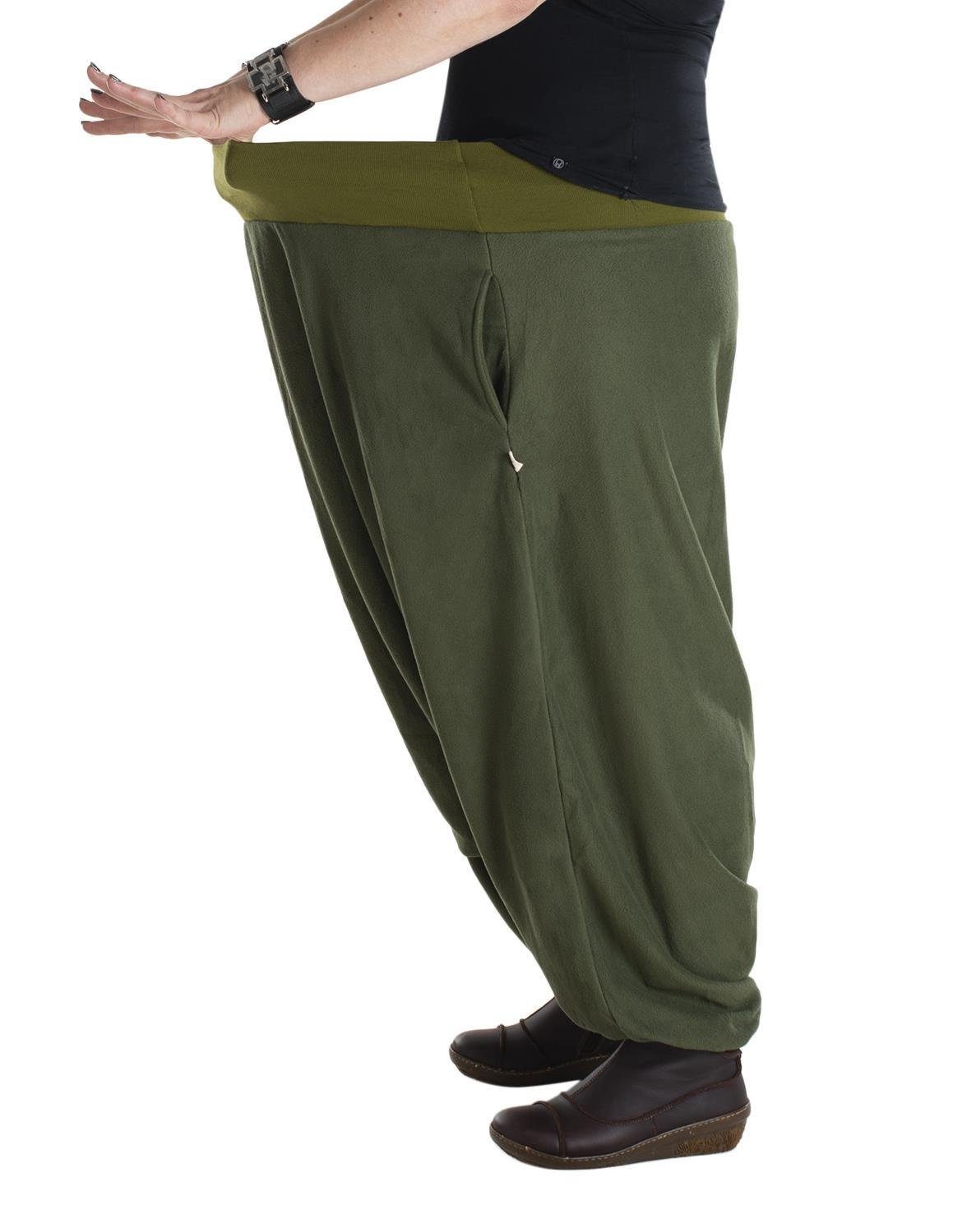 Vishes Fleecehose Haremshose aus Fleece Einheitsgröße/Lange Größe Pumhose, günstig online kaufen