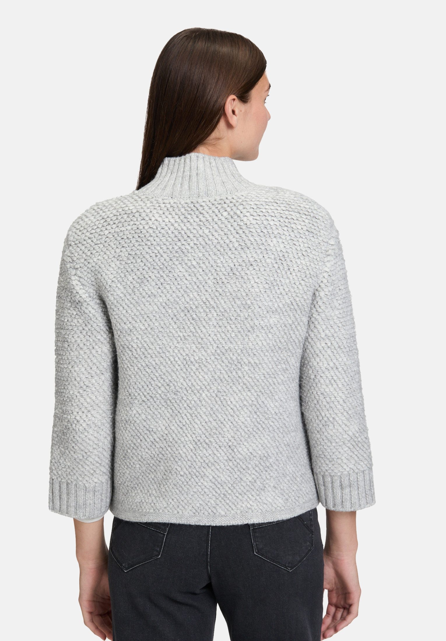 Betty&Co Strickjacke Damen mit Reißverschluss (1-tlg)