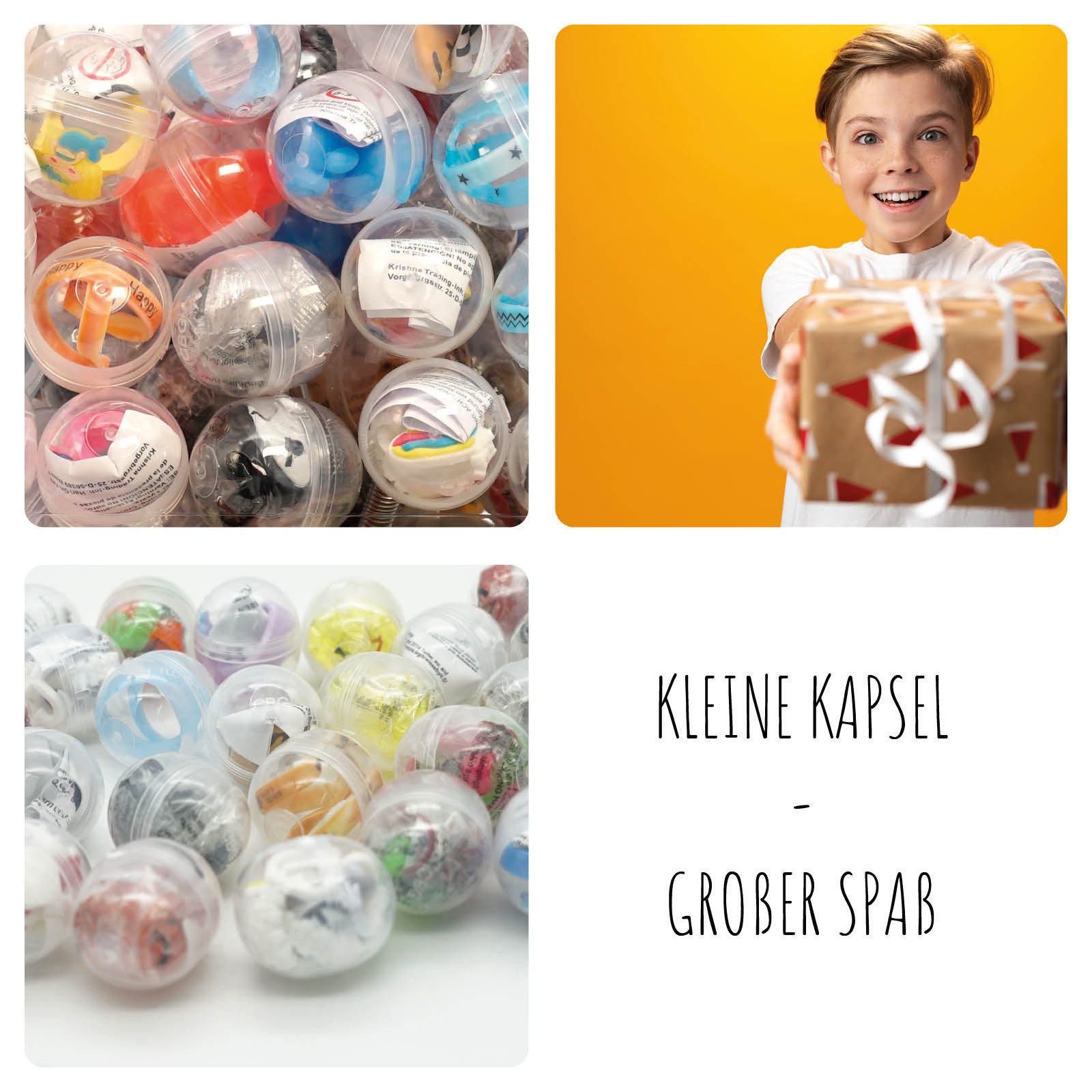 what the shop Spielfahrzeug-Erweiterung K11 Kapseln gefüllt Standard Mix mit Spielzeug – ideal für Automaten, robuste Kunstoffkapseln