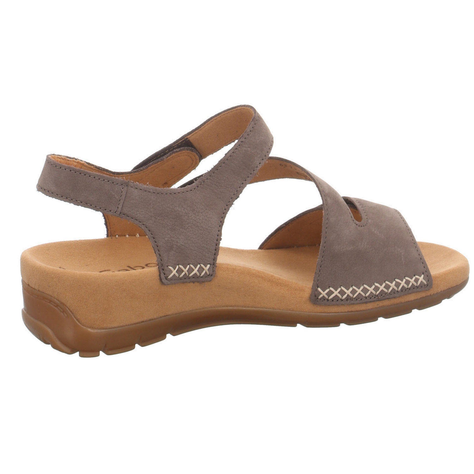 Gabor Damen Sandalen Sandalette Fußbett Veloursleder Bequem Sandalette Freizeit wallaby