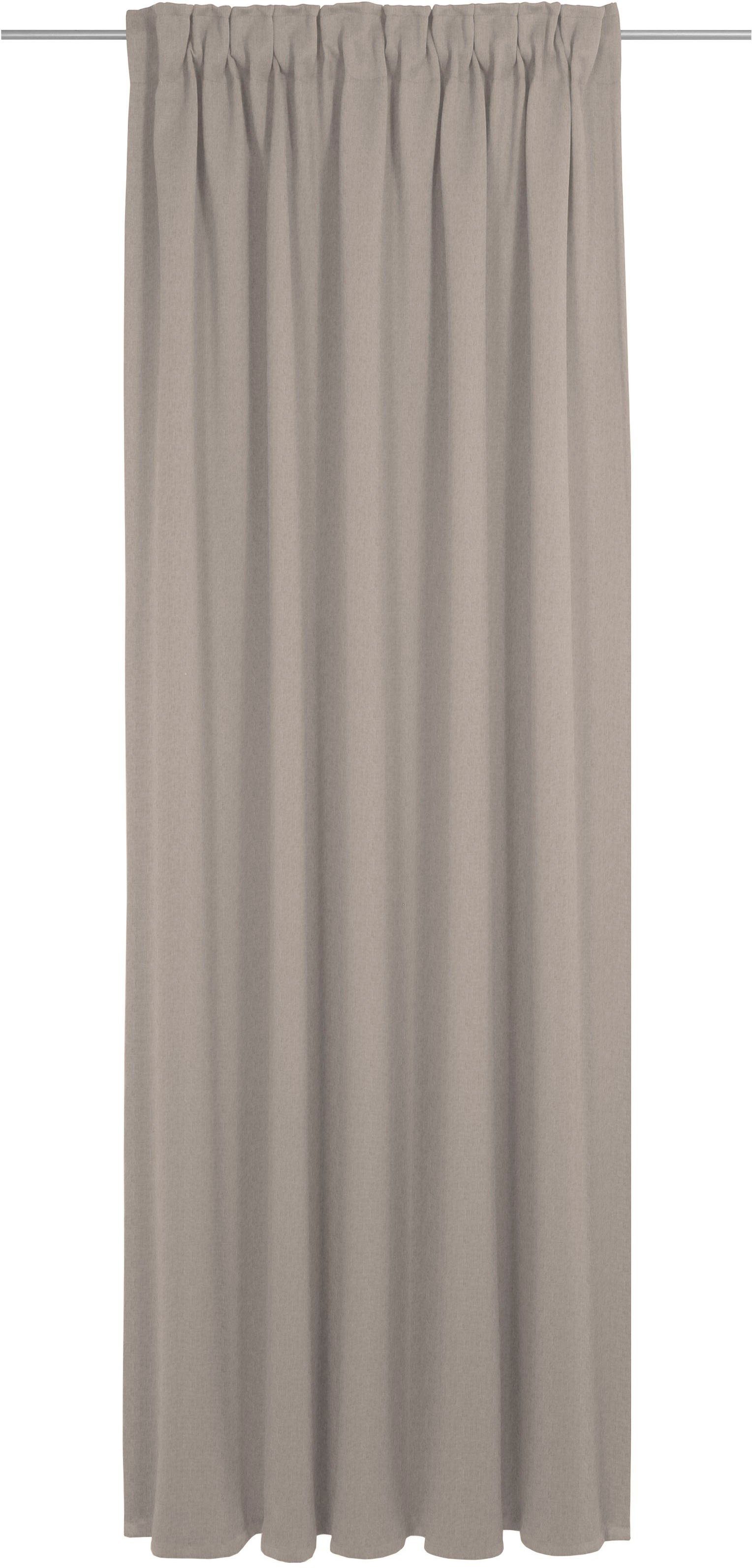 Wirth, braun Vorhang (1 Sunday, Jacquard St), halbtransparent, Multifunktionsband