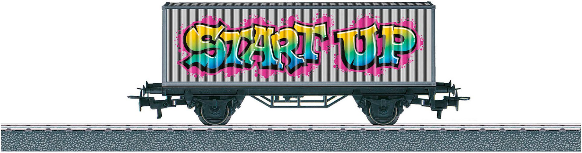 Güterwagen Märklin Start up - Containerwagen Graffiti - 44831