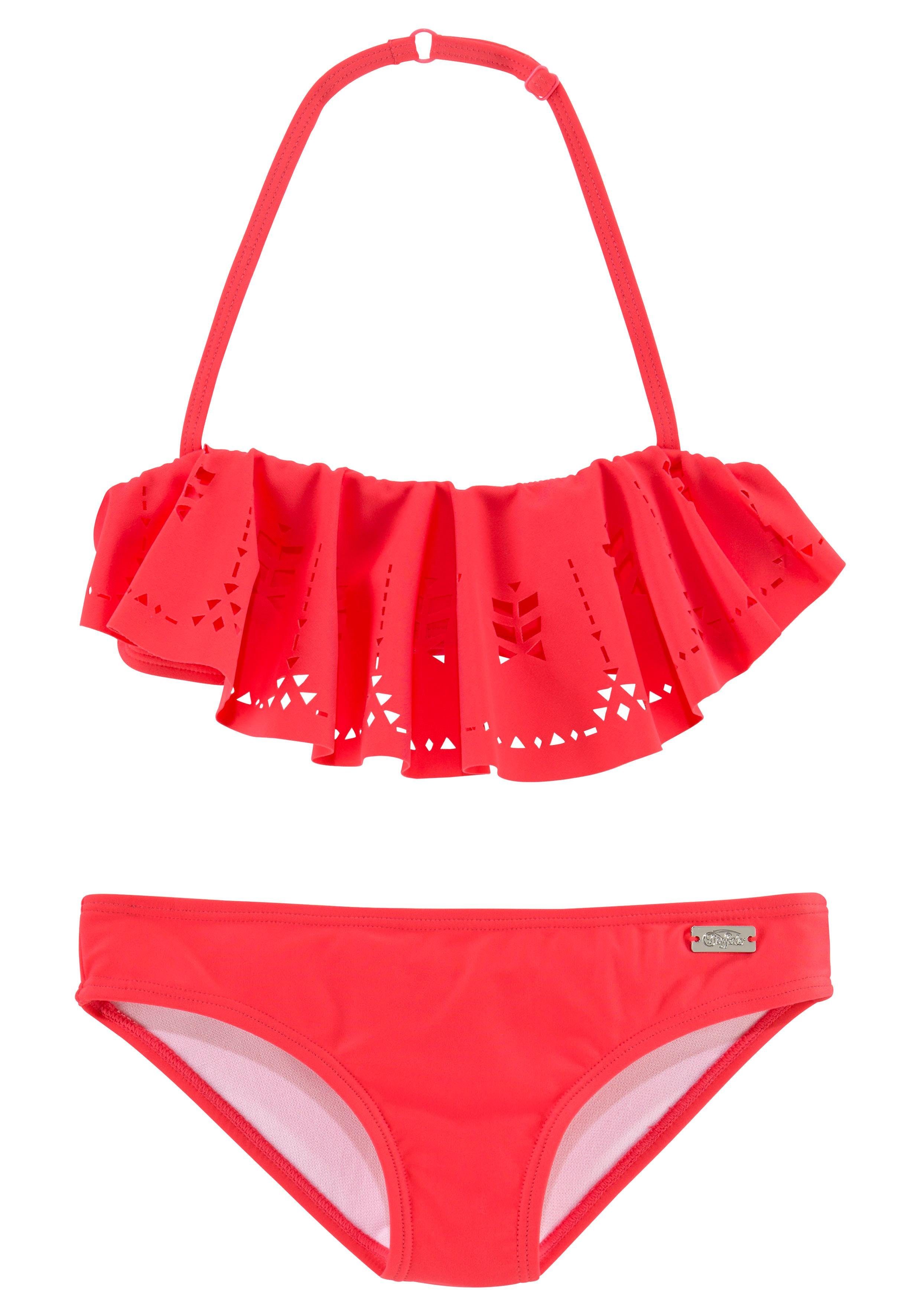 Buffalo Bandeau-Bikini mit modischem Volant