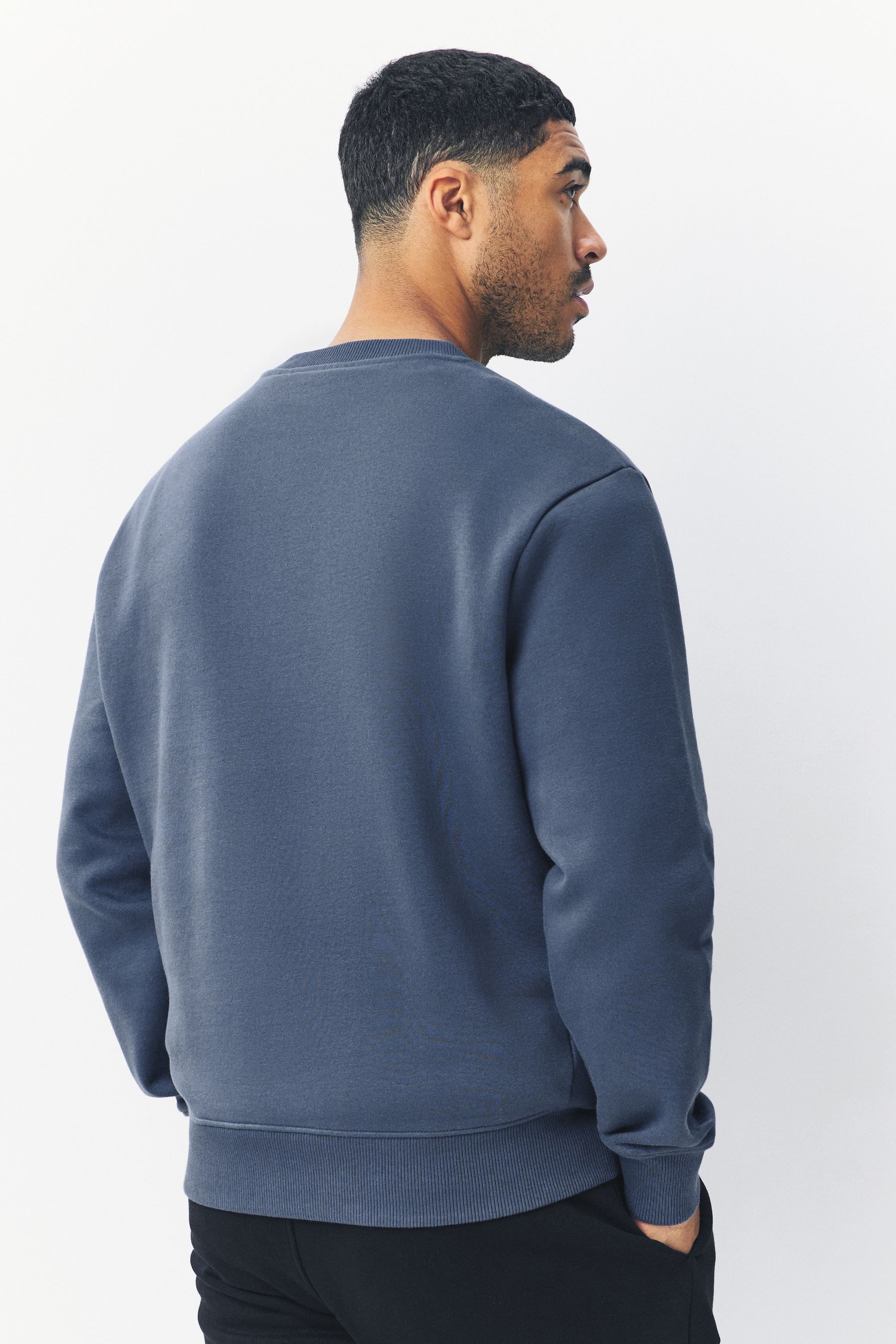 Next Sweater Schweres Regular Fit Rundhalssweatshirt (1-tlg) günstig online kaufen