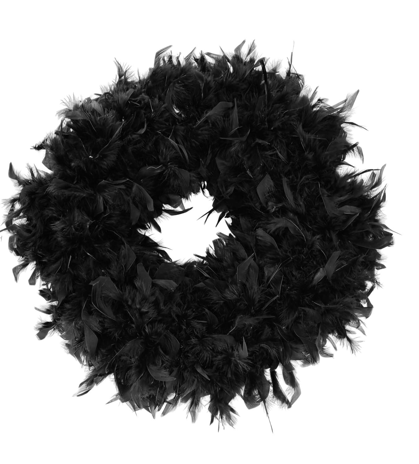 CreaFlor Home Dekokranz Federn, Handgefertigt
