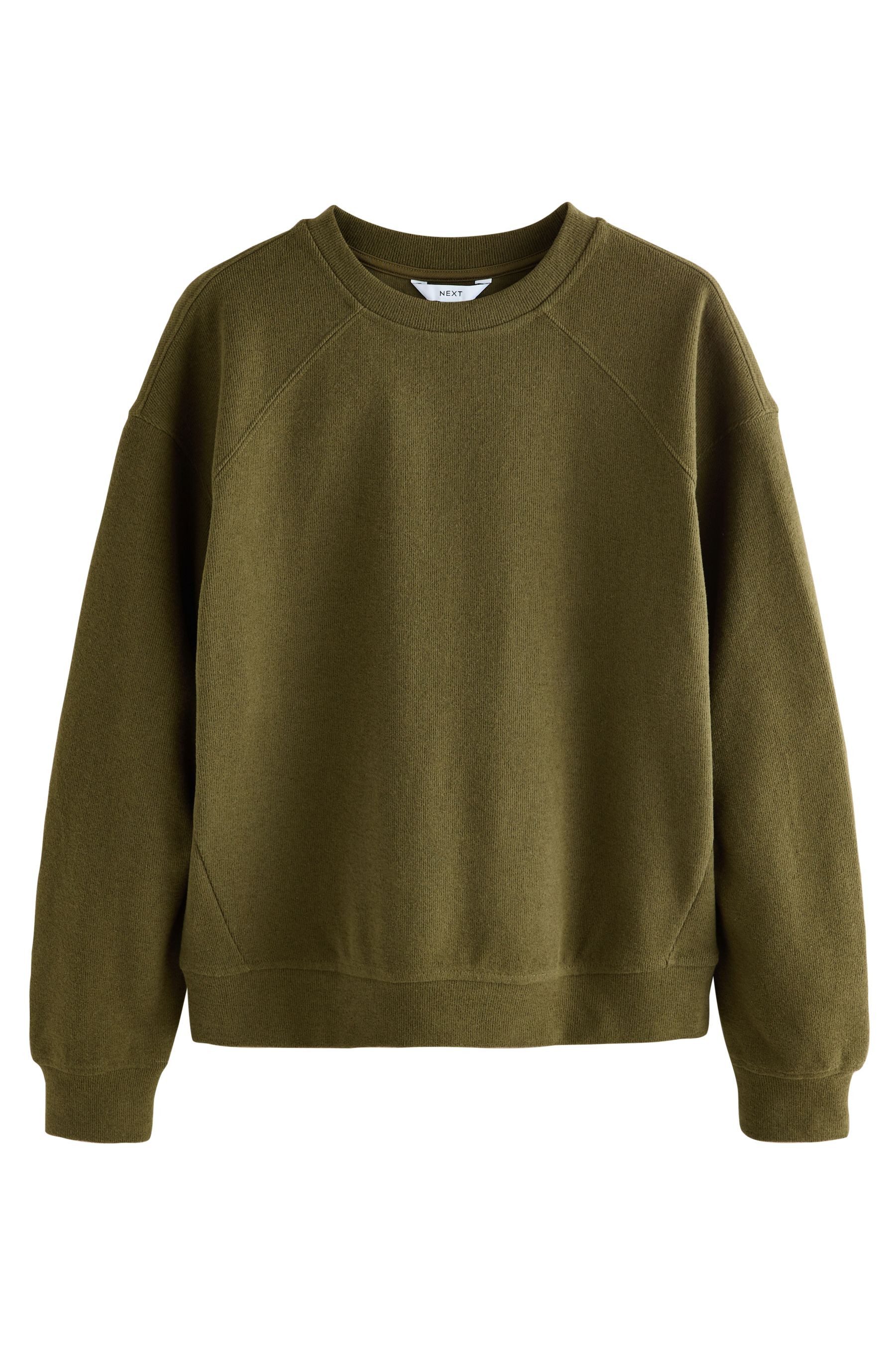 Next Rundhalspullover Rundhals-Sweatshirt mit langen Ärmeln günstig online kaufen