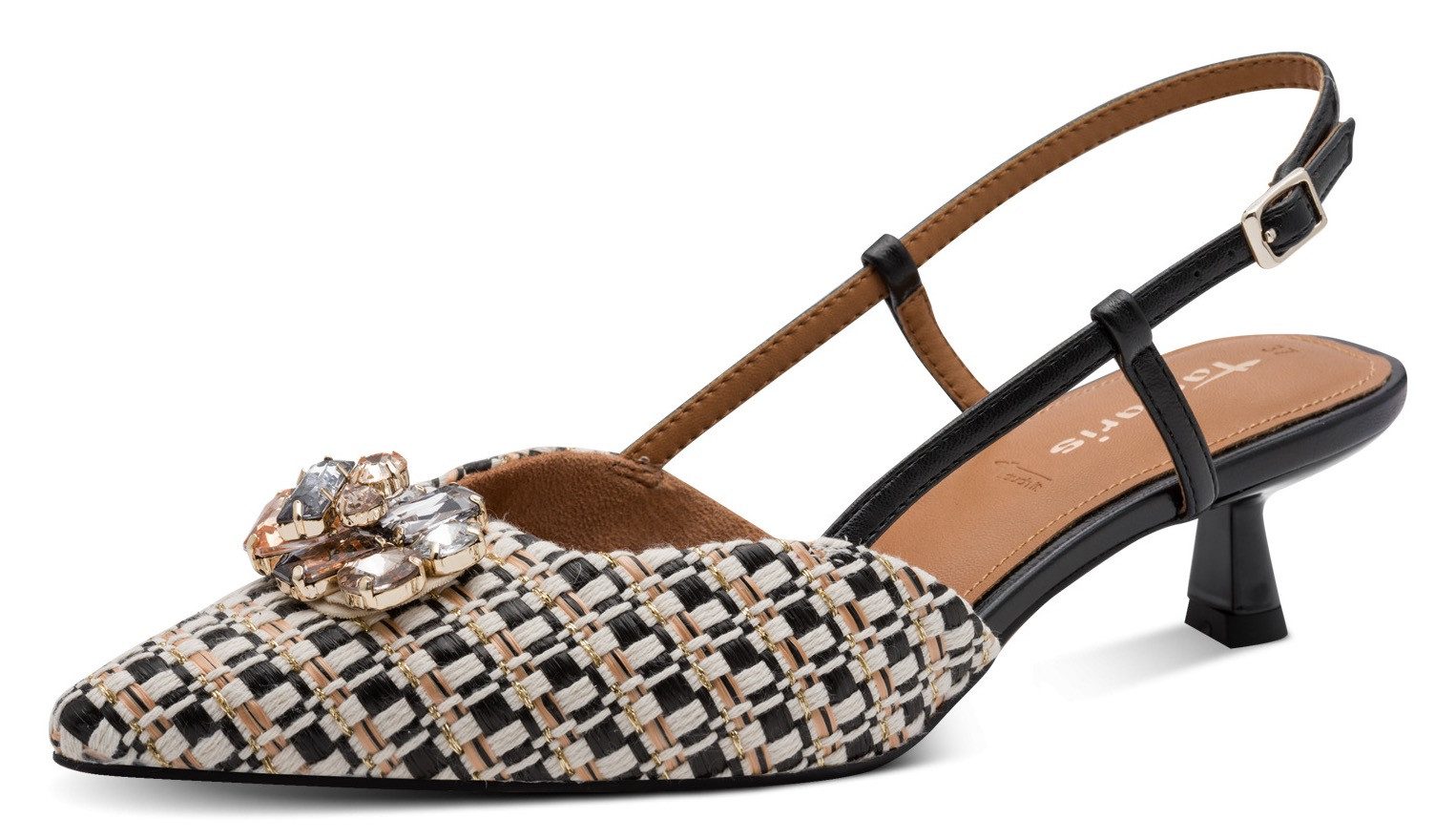 Tamaris Slingpumps, Trichterabsatz, Businesschuh, Festtagsschuh, glänzende günstig online kaufen