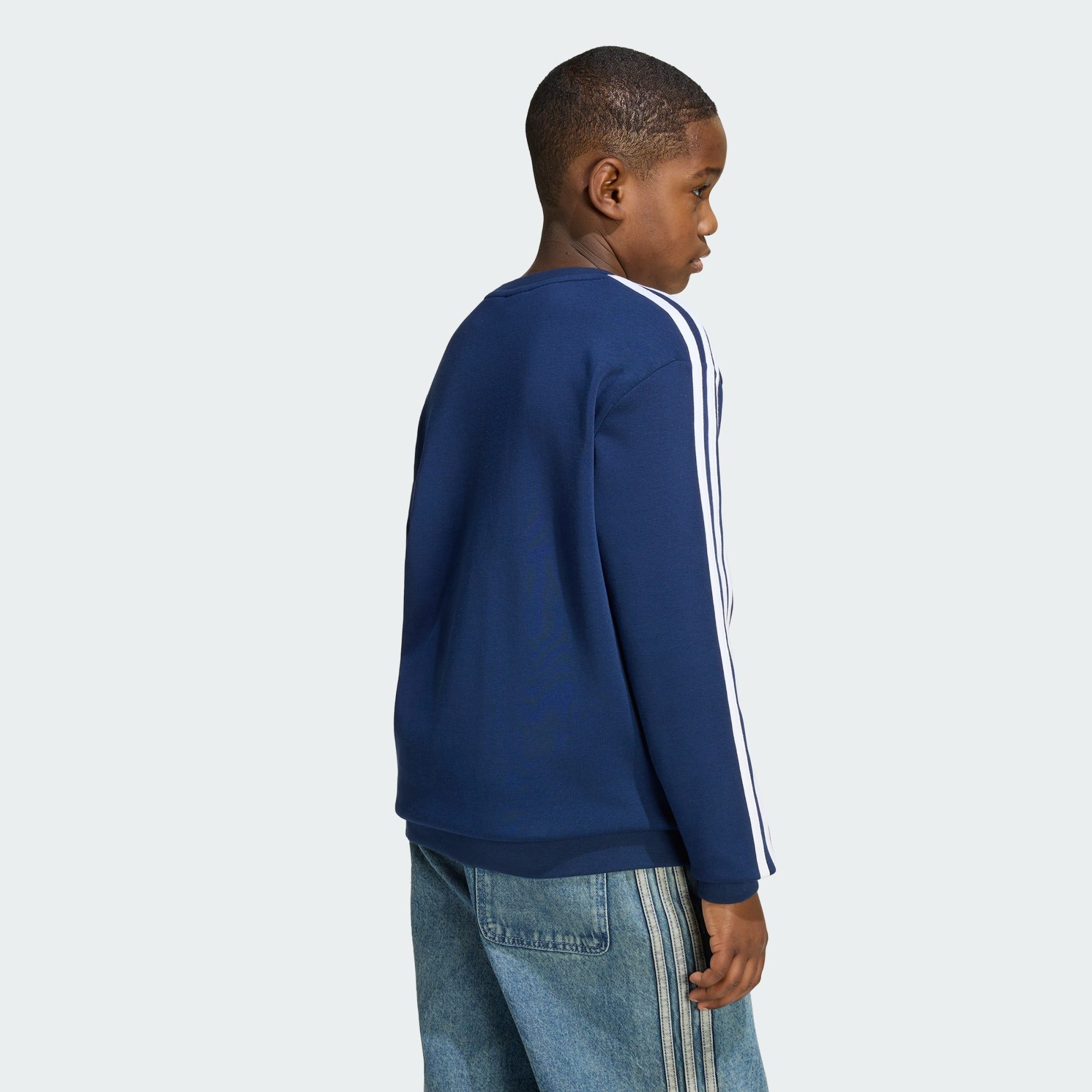 adidas Originals Sweatshirt LOCKERES 3-STREIFEN RUNDHALS-SWEATSHIRT (1-tlg)