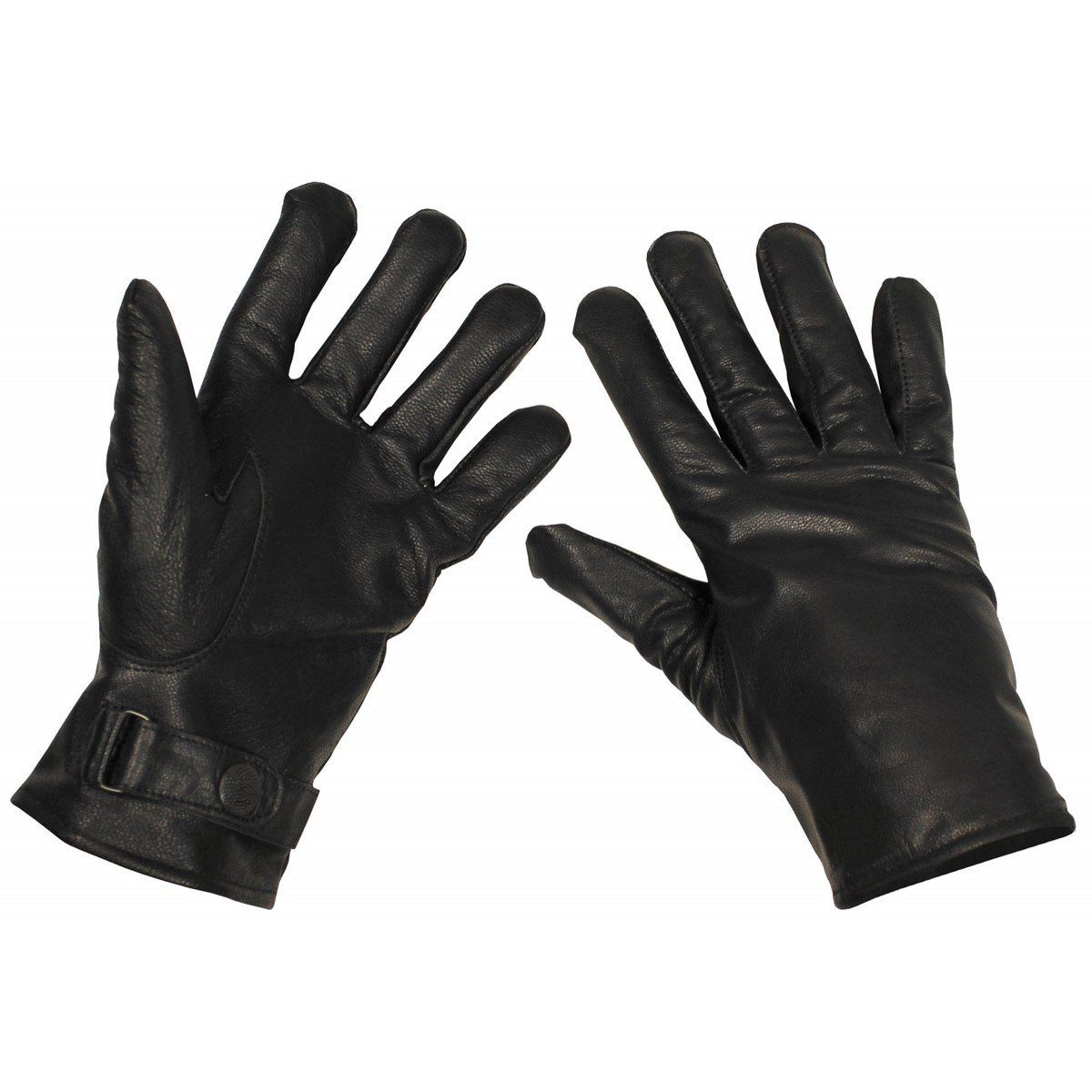 MFH Lederhandschuhe Bundeswehr Lederhandschuhe, schwarz