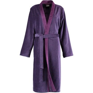 Cawö Damenbademantel Beeren-Optik 6117 Kimono Velours, Kimono, 100% Baumwolle