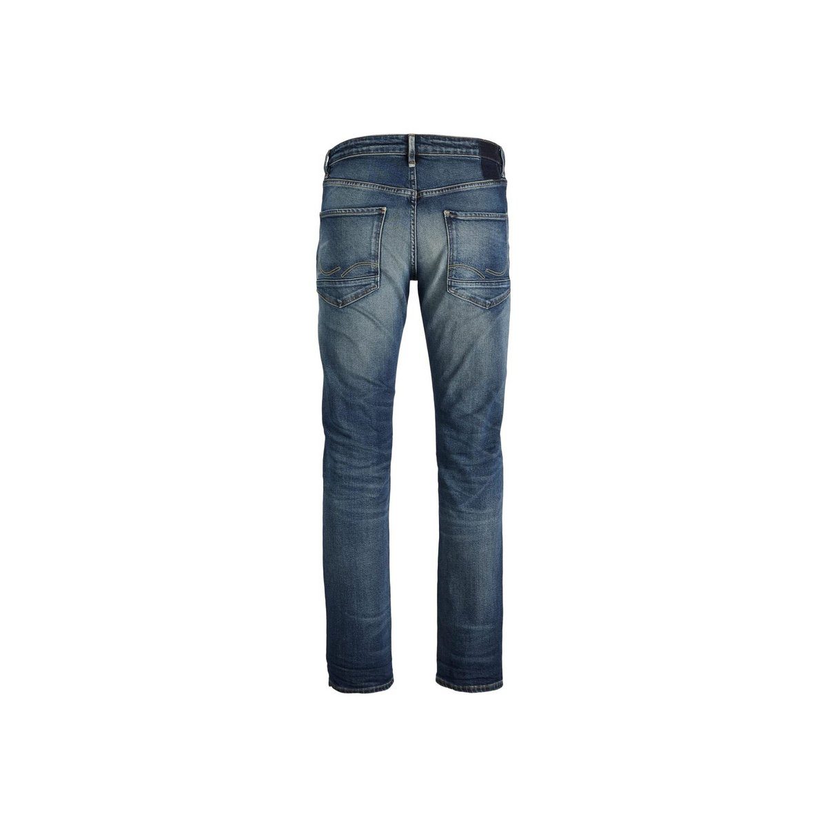 Jack & Jones Straight-Jeans blau passform textil (1-tlg)