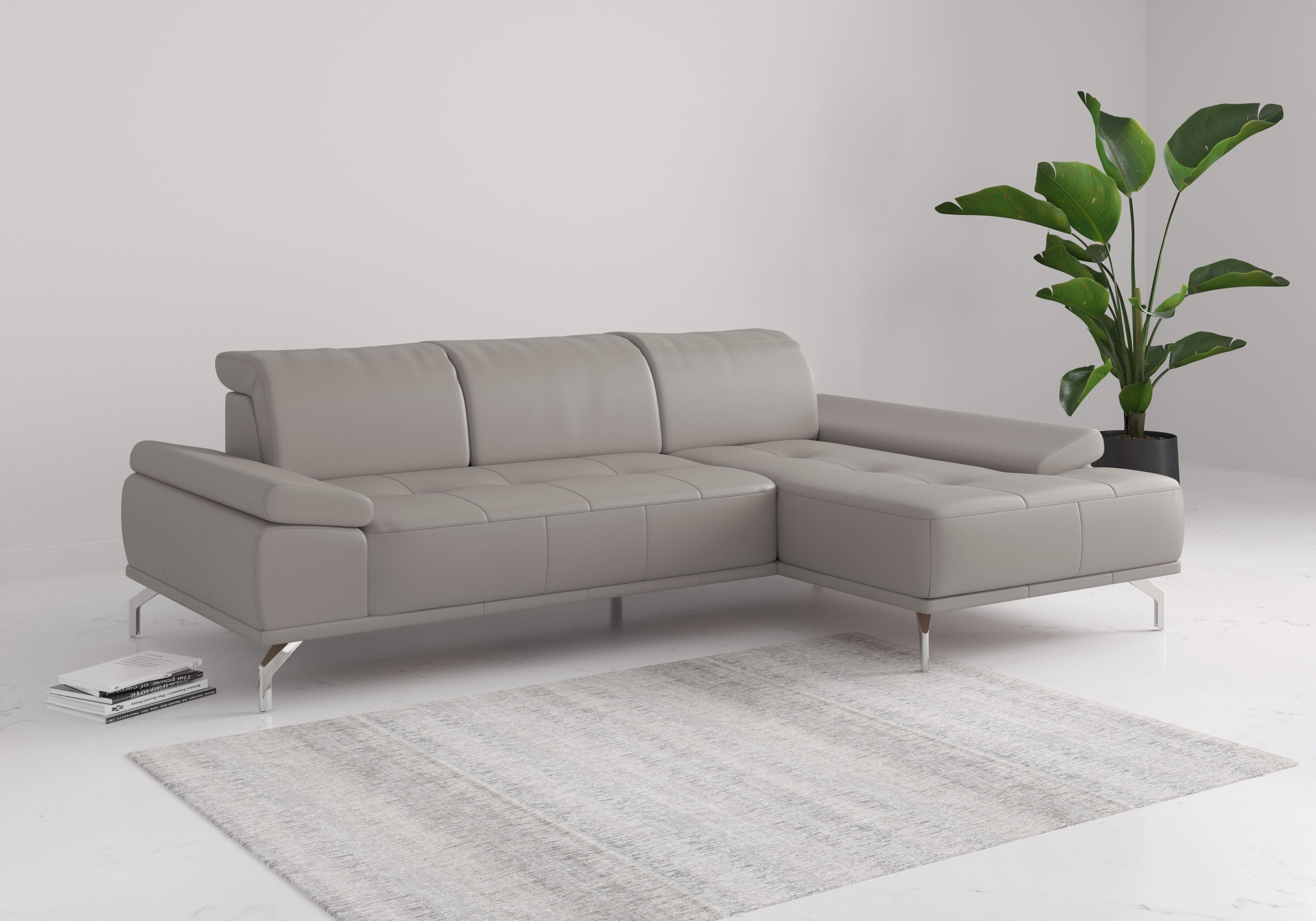 Places of Style Ecksofa Caluna, Inkl.Sitztiefenverstellung günstig online kaufen