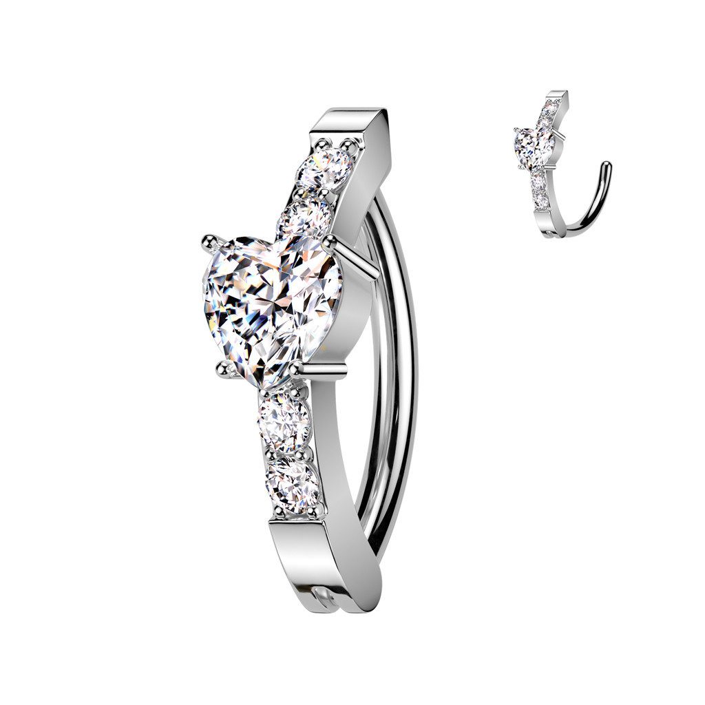 Taffstyle Bauchnabelpiercing Bauchnabelpiercing Clicker Bauchnabel Ring günstig online kaufen