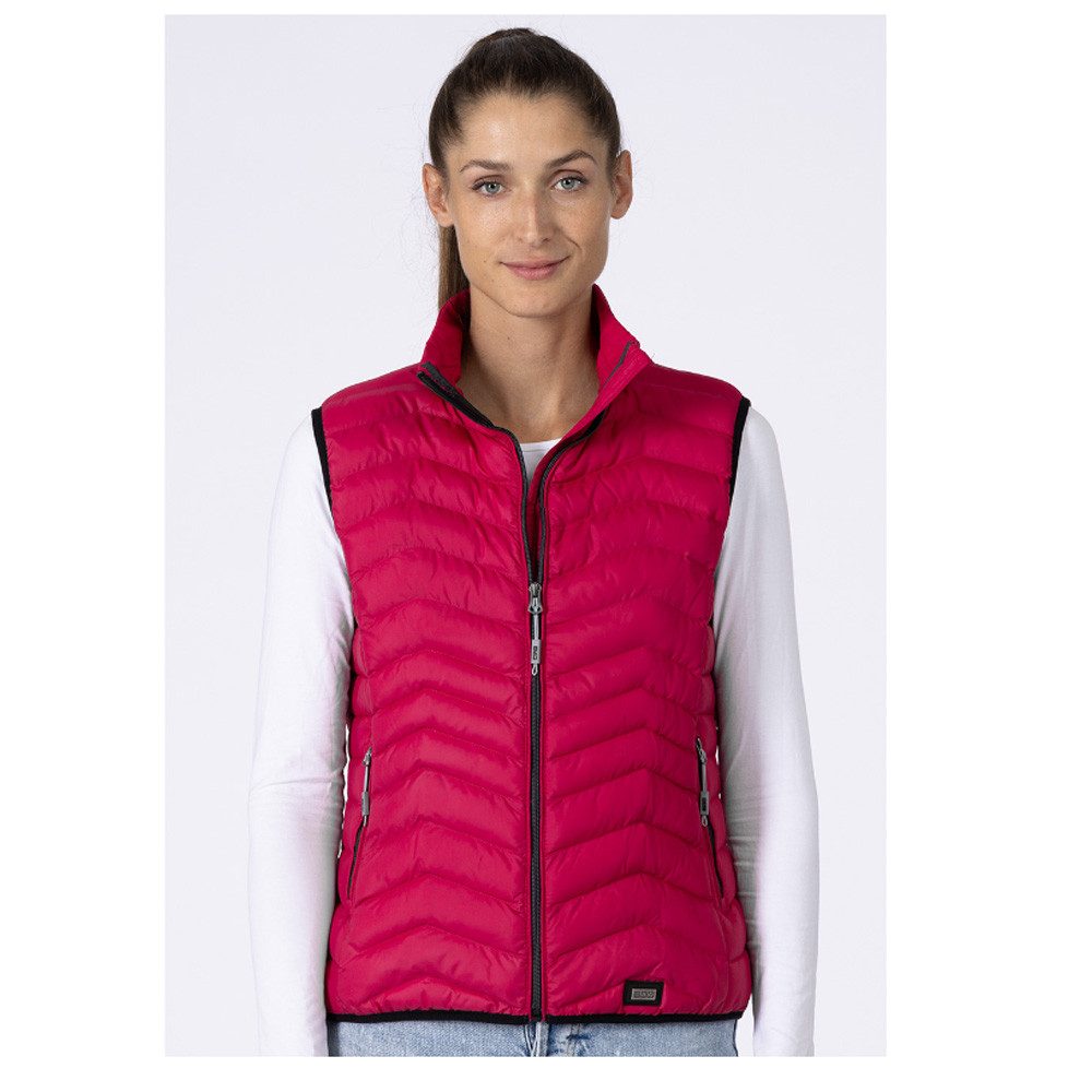 Linea Primero Trekkingjacke LPO - funktionelle wattierte Steppweste Kunstdaunenfüllung Ranja, pink