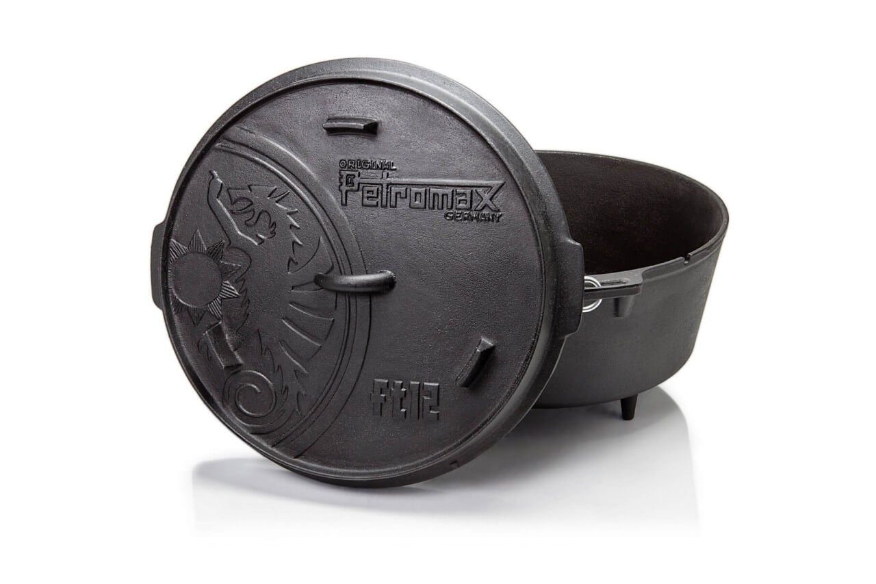 Petromax Schmortopf, Gusseisen, Dutch Oven aus Gusseisen ft12 mit Füßen - ft12