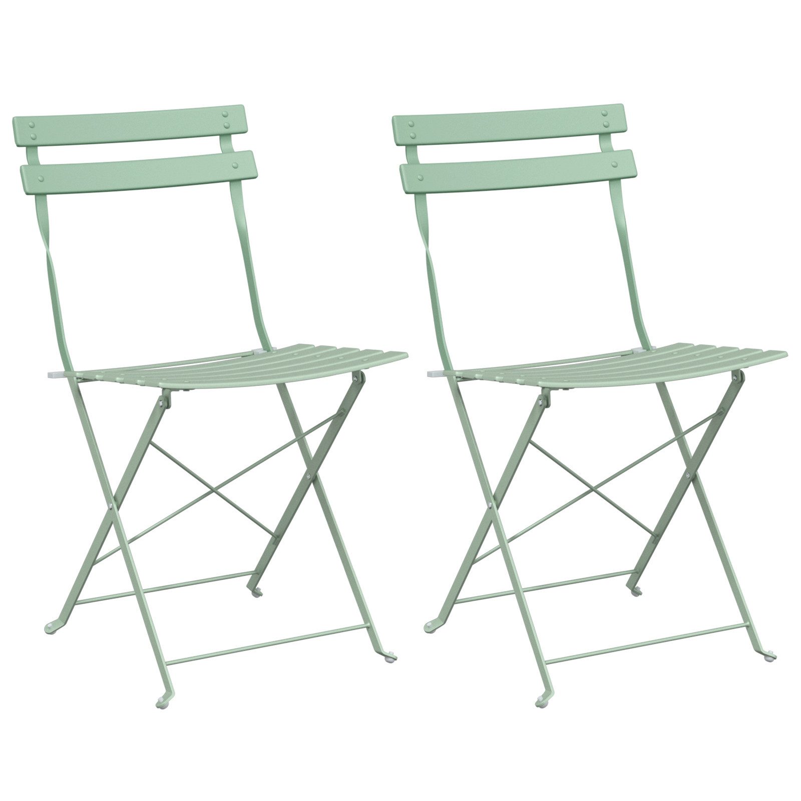 vidaXL Gartenstuhl Gartenstühle 2 Stk. Klappbar günstig online kaufen