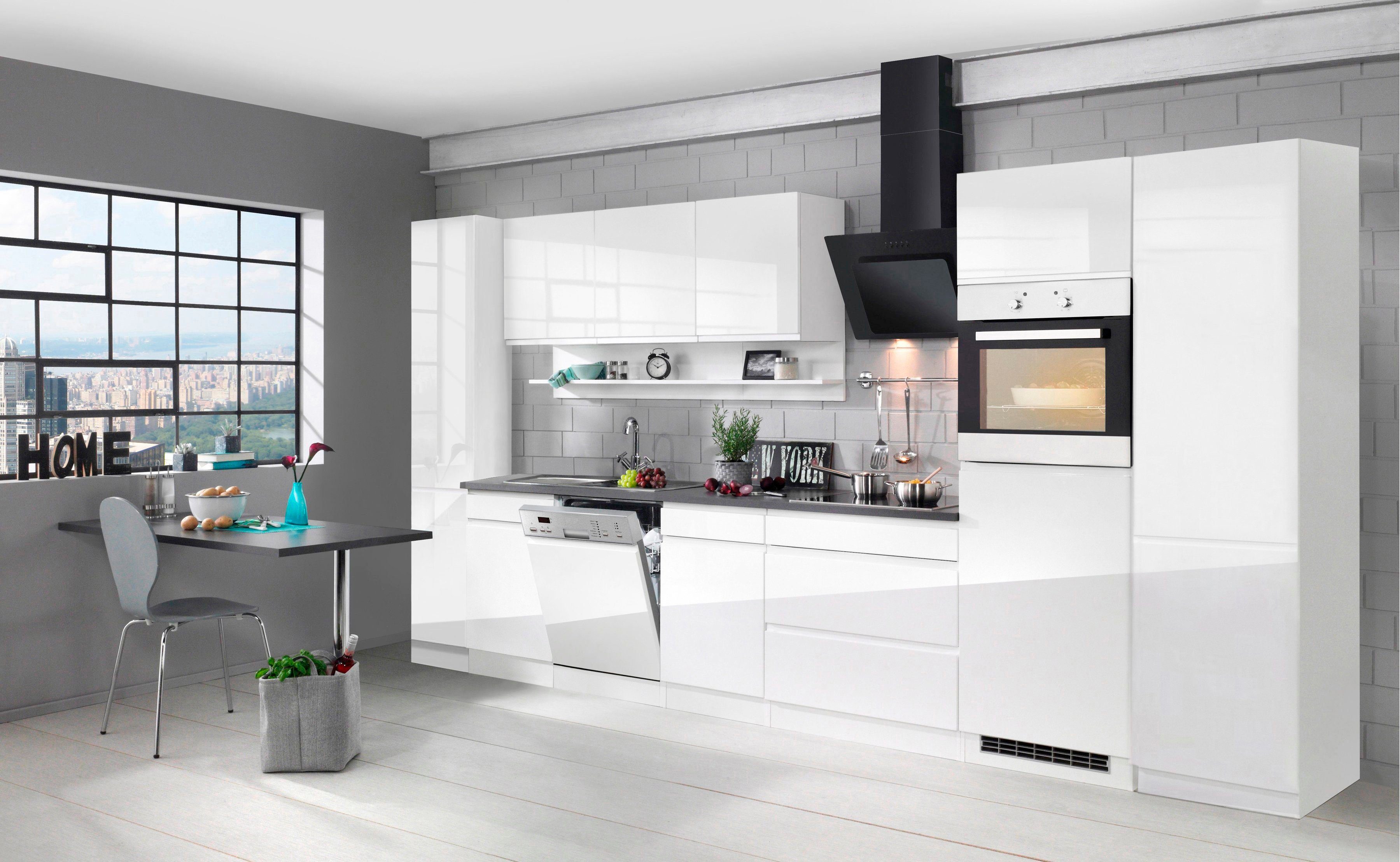 KOCHSTATION Küchenzeile KS-Virginia, Breite 390 cm, ohne E-Geräte günstig online kaufen