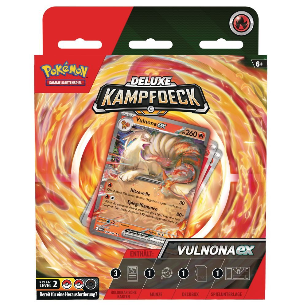 Sammelkarte Vulnona Deluxe Kampf-Deck Pokemon Sammel-Karten deutsch