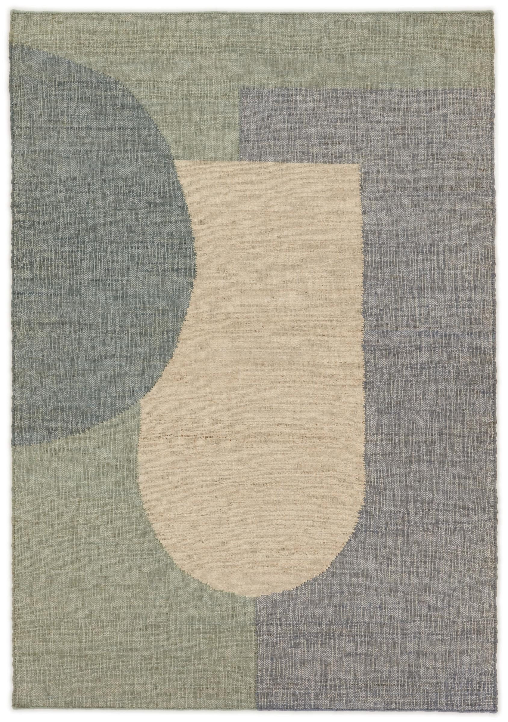 Nain Trading Designteppich Texura Nordlyn Shape 61x89 Handgewebter Moderner Orientteppich, rechteckig, Höhe: 7 mm